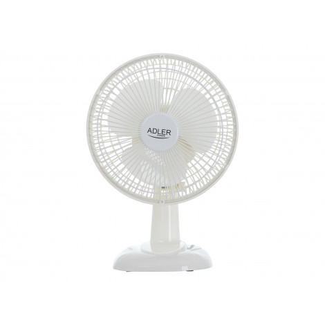 Adler | Fan with clip | AD 7317 | Table Fan | 30 W | Diameter 15 cm | Number of speeds 2 | White