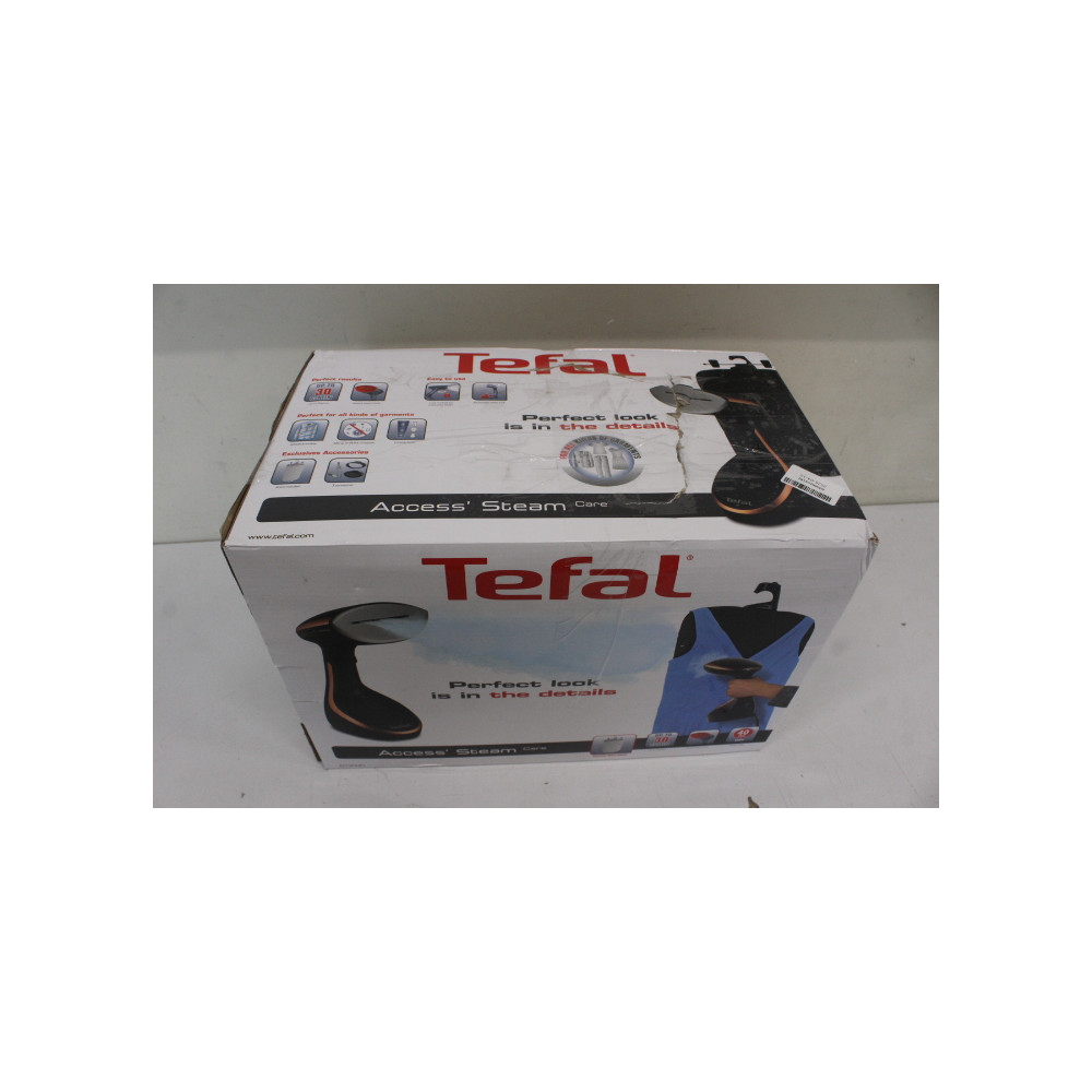 SALE OUT. TEFAL | Steamer | DT9100E0 | Handheld | 1600 W | 0.2 L | 30 g/min | Black | DAMAGED PACKAGING, SCRATCHED ON TOP