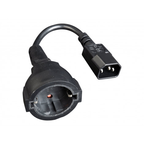 Cablexpert | Power adapter cord | PC-SFC14M-01 | 0.15 m