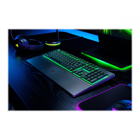 Razer | Gaming Keyboard | Ornata V3 X | Gaming keyboard | Wired | RGB LED light | NORD | Silent Membrane | Black