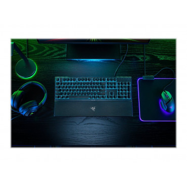 Razer | Gaming Keyboard | Ornata V3 X | Gaming keyboard | Wired | RGB LED light | NORD | Silent Membrane | Black