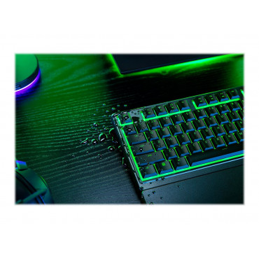 Razer | Gaming Keyboard | Ornata V3 X | Gaming keyboard | Wired | RGB LED light | NORD | Silent Membrane | Black