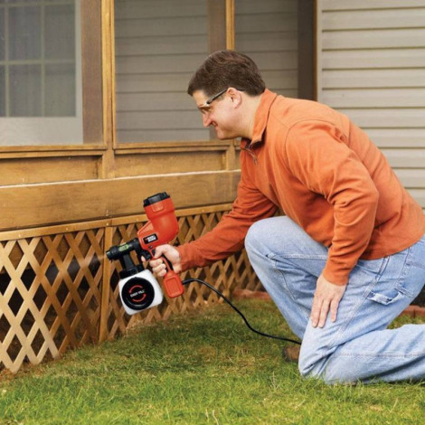 BLACK & DECKER | Paint Spray Gun, 1200 ml | HVLP200-QS