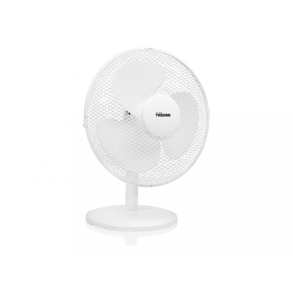 Tristar | Desk fan | VE-5724 | Desk fan | 40 W | Diameter 30 cm | Number of speeds 3 | Oscillation | White