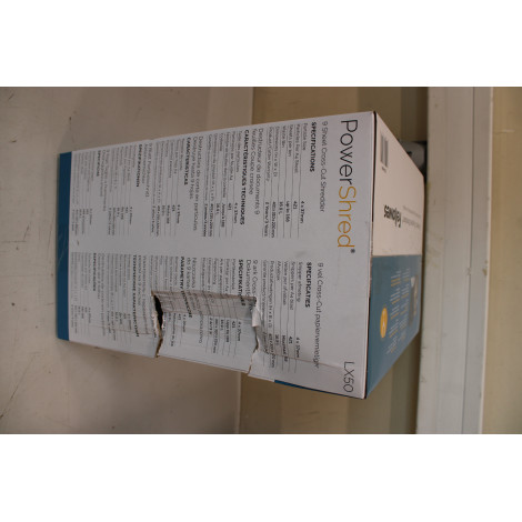 SALE OUT. Powershred | LX50 | Black | 17 L | Credit cards shredding | DAMAGED PACKAGING | Paper handling standard/output 9 sheet