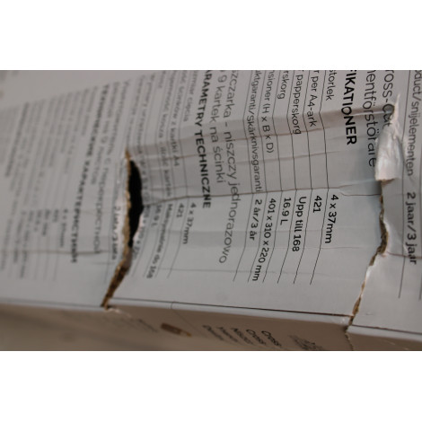 SALE OUT. Powershred | LX50 | Black | 17 L | Credit cards shredding | DAMAGED PACKAGING | Paper handling standard/output 9 sheet