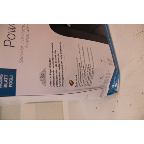 SALE OUT. Powershred | LX50 | Black | 17 L | Credit cards shredding | DAMAGED PACKAGING | Paper handling standard/output 9 sheet