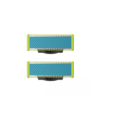 Philips | Replaceable blade (2 pcs) | QP225/50 OneBlade | Black/Green