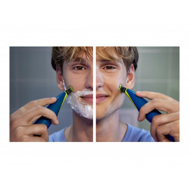 Philips | Replaceable blade (2 pcs) | QP225/50 OneBlade | Black/Green