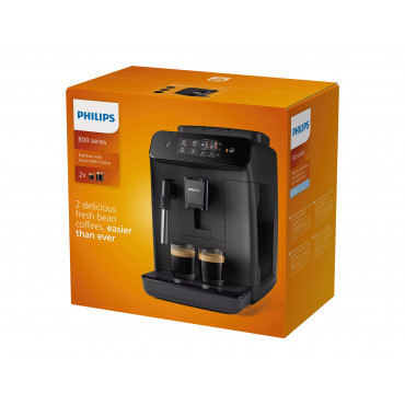 Philips Coffee Maker | EP0820/00 | Pump pressure 15 bar | Built-in milk frother | Fully Automatic | 1500 W | Black