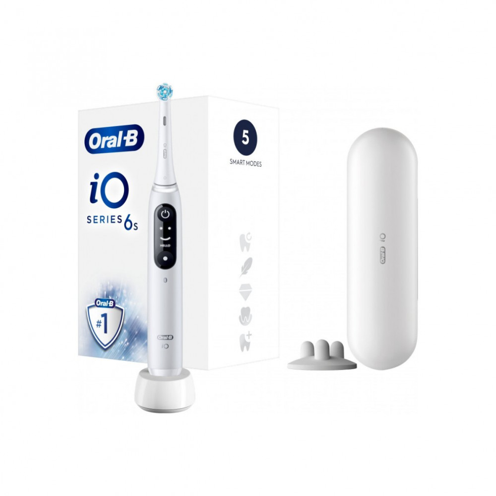 Oral-B Electric Toothbrush | iO6 | Rechargeable | For adults | Number of brush heads included 1 | Number of teeth brushing modes