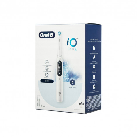Oral-B Electric Toothbrush | iO6 | Rechargeable | For adults | Number of brush heads included 1 | Number of teeth brushing modes