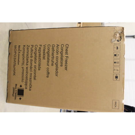 SALE OUT. Candy | Freezer | CCHH 100E | Energy efficiency class E | Chest | Free standing | Height 84.5 cm | Total net capacity 