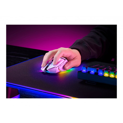 Razer | Gaming Mouse | Basilisk V3 Pro 35K | Optical mouse | Wireless | White | Yes