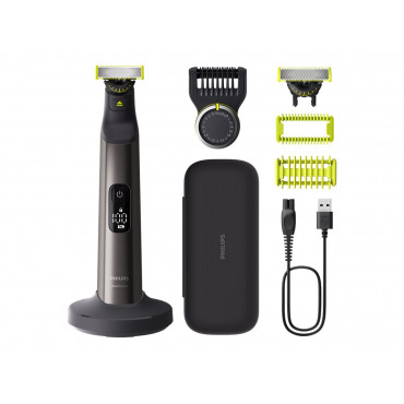 Philips | Hair trimmer, Face and Body | QP6652/61 OneBlade Pro 360 | Cordless | Wet & Dry | Number of length steps 20 | Grey/Bla