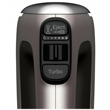 TEFAL | Hand Mixer | Powermix Silence HT654E38 | Hand Mixer | 600 W | Number of speeds 5 | Turbo mode | Dark grey