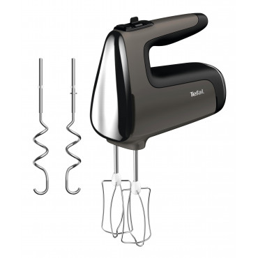 TEFAL | Hand Mixer | Powermix Silence HT654E38 | Hand Mixer | 600 W | Number of speeds 5 | Turbo mode | Dark grey