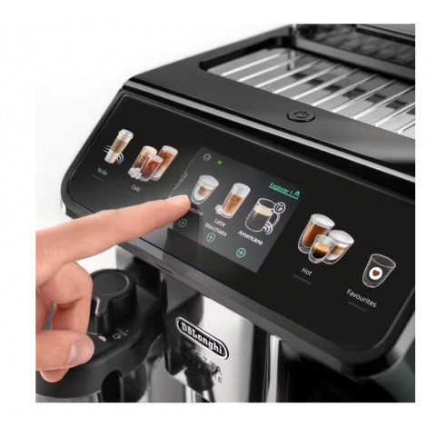 Delonghi Coffee Maker | ECAM450.55.G Eletta Explore | Pump pressure 19 bar | Built-in milk frother | Automatic | 1450 W | Grey