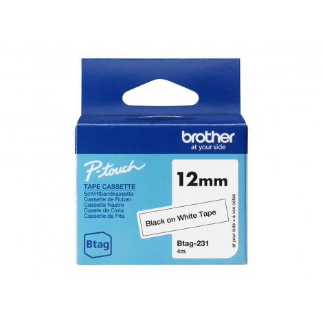 Brother BTAG-231 | Black on White | Btag