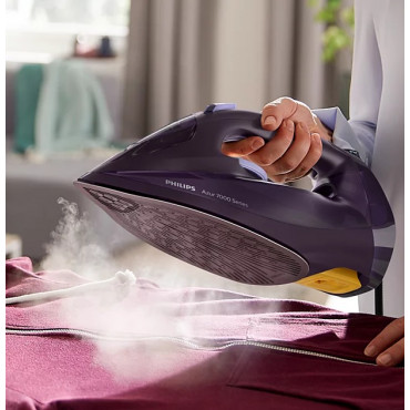Philips | DST7051/30 7000 Series | Steam Iron | 2800 W | Water tank capacity 300 ml | Continuous steam 50 g/min | Dark purple | 
