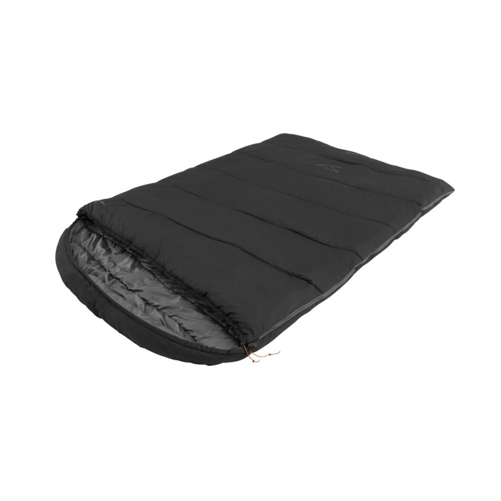 Easy Camp Raven Square Double 5 C | Sleeping Bag | 220 x 150 cm | -9 to 10 C | Two-way open-end, L-shaped, autolock