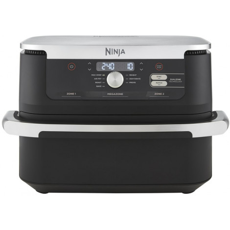 NINJA | Double Air Fryer | AF500EU Foodi FlexDrawer | Power 2470 W | Capacity 10.4 L | Black