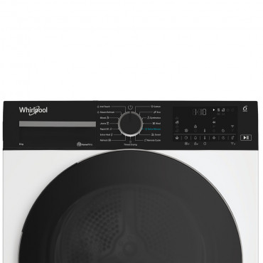 Whirlpool Dryer Machine | WP C8 WBS EE | Energy efficiency class C | Front loading | 8 kg | Digital | Depth 61 cm | Steam functi