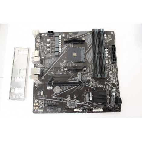 SALE OUT. Gigabyte B550M K 1.0 M/B | Processor family AMD | Processor socket AM4 | DDR4 DIMM | Memory slots 4 | Supported hard d