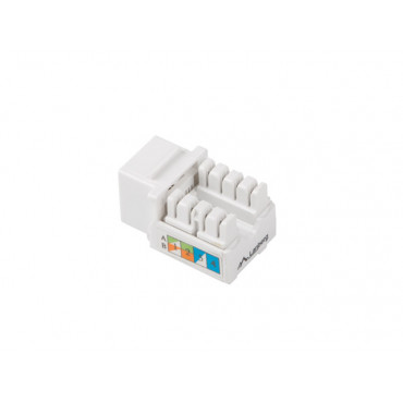 Lanberg | Keystone Module RJ45 to LSA CAT.6, UTP | KSU6-1090 | White