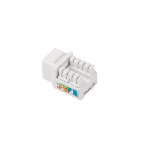 Lanberg | Keystone Module RJ45 to LSA CAT.6, UTP | KSU6-1090 | White