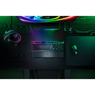 Razer Huntsman V3 Pro 8KHz | Gaming keyboard | Wired | US | Razer Analog Optical Switch Gen-2 | Black
