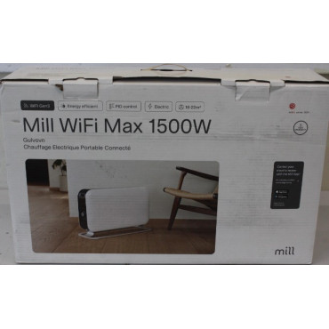 SALE OUT. Mill Portable Heater | CO1500MAXWIFI3 | Convection Heater | 1500 W | Suitable for rooms up to 14-18 m | White | DEMO |