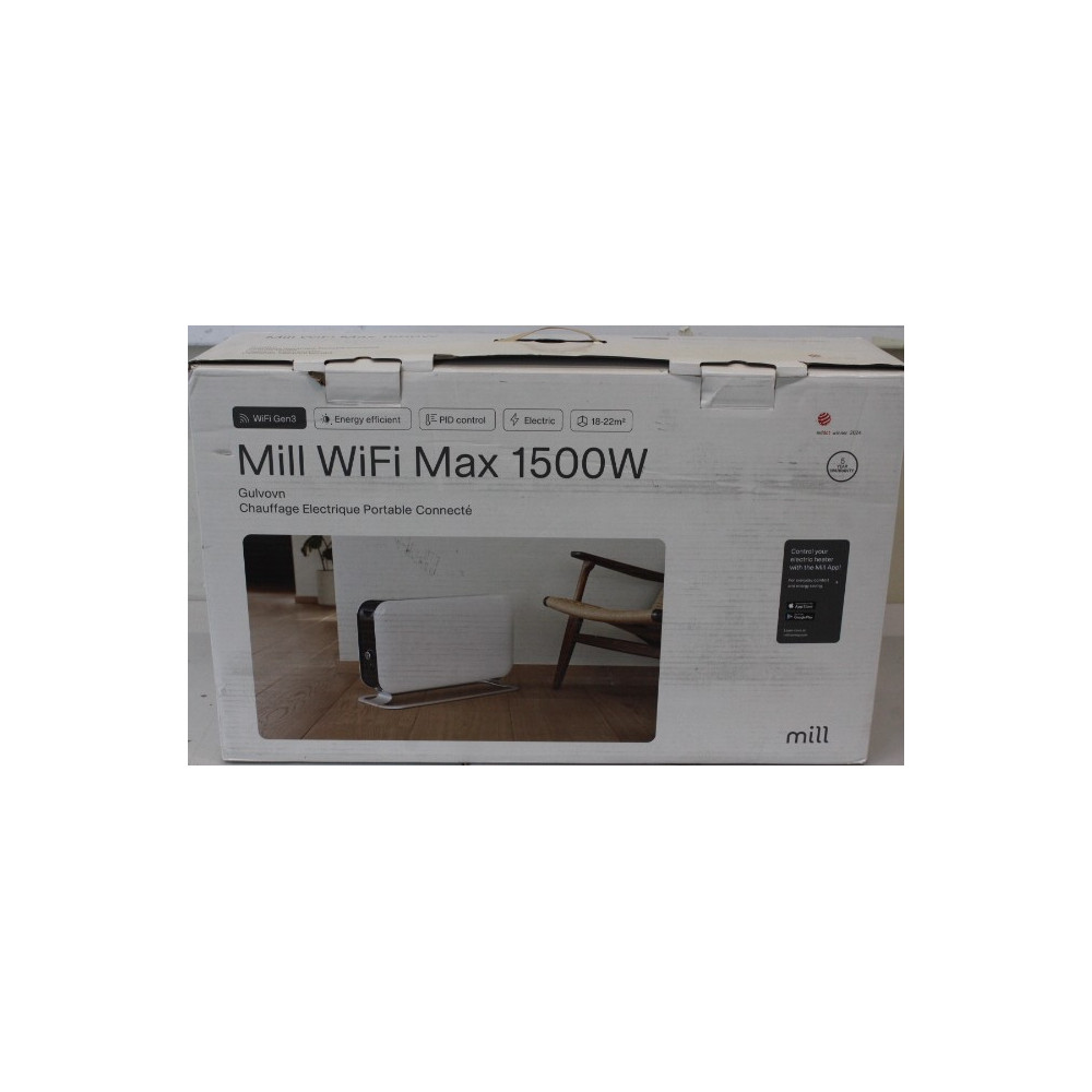 SALE OUT. Mill Portable Heater | CO1500MAXWIFI3 | Convection Heater | 1500 W | Suitable for rooms up to 14-18 m | White | DEMO |