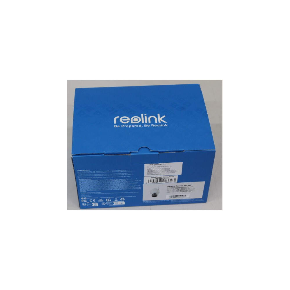 SALE OUT. Reolink Argus Series B430 Smart 5MP Pan & Tilt Wire-Free Camera, White | Reolink | Smart Pan and Tilt Wire-Free Camera