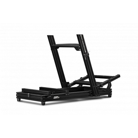 Next Level Racing Aluminium Simulator Cockpit, Wheel Plate Edition | GTElite Lite | Black