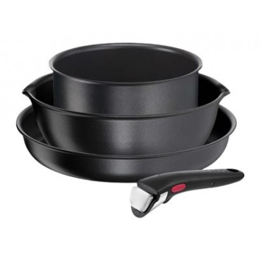 TEFAL Pots and pans set, 4 pcs | L7629453 Ingenio Daily Chef | Frying | Diameter 18/22/26 cm | Suitable for induction hob | Remo