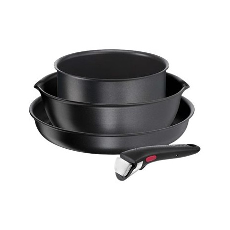 TEFAL Pots and pans set, 4 pcs | L7629453 Ingenio Daily Chef | Frying | Diameter 18/22/26 cm | Suitable for induction hob | Remo