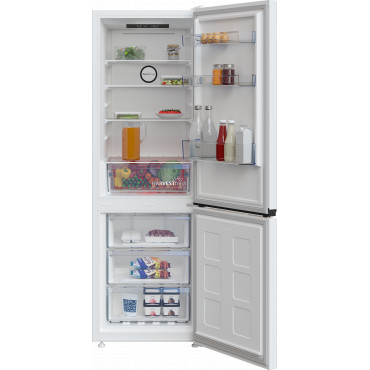 BEKO Refrigerator | B3RCNA344HW1 | Energy efficiency class E | Free standing | Combi | Height 179.6 cm | No Frost system | Fridg