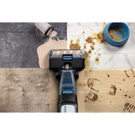 Bissell Vacuum Cleaner | CrossWave Edge Select | Cordless operating | Washing function | 25.9 V | Black/Warm White/Silver