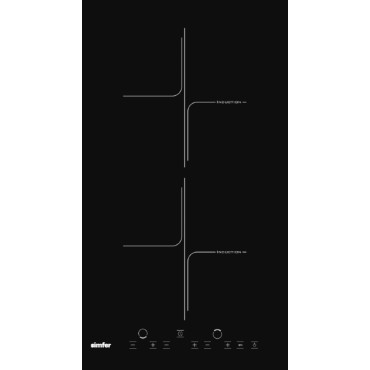 Hob | 3020 XEISP | Simfer Number of burners/cooking zones 2 | Induction | Touch control | Timer | Black