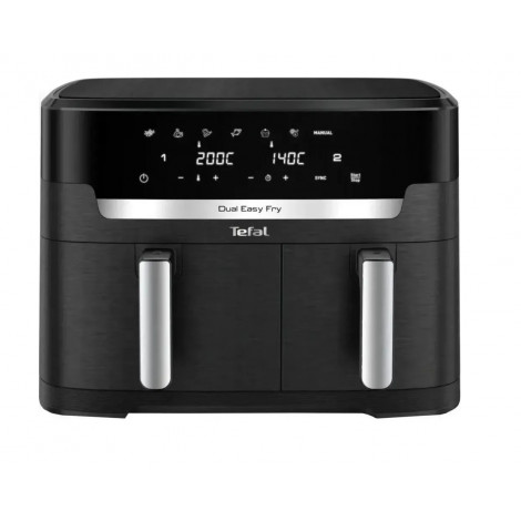TEFAL | Air Fryer | EY942HE0 Easy Fry Dual XXL | Power 2700 W | Capacity 11 L | Black