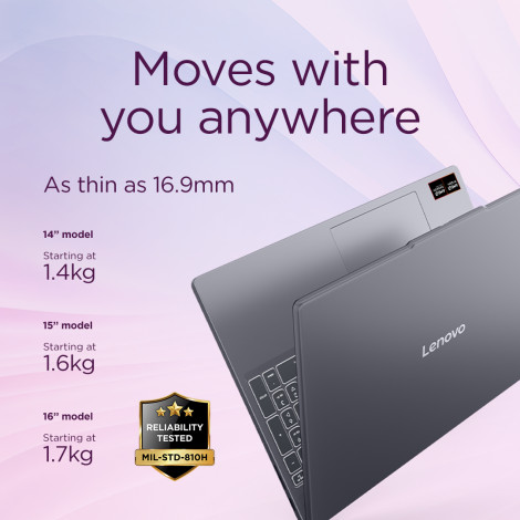 Lenovo IdeaPad Slim 3 15AMN8 | Arctic Grey | 15.6 " | TN | FHD | 1920 x 1080 pixels | Anti-glare | AMD Ryzen 3 | 7320U | 16 GB |