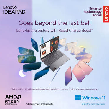 Lenovo IdeaPad Slim 3 15AMN8 | Arctic Grey | 15.6 " | TN | FHD | 1920 x 1080 pixels | Anti-glare | AMD Ryzen 3 | 7320U | 16 GB |