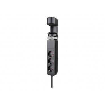 Neomounts | Desk socket with clamp and USB-C and USB-A ports - Quick charge | DS22-840BL6