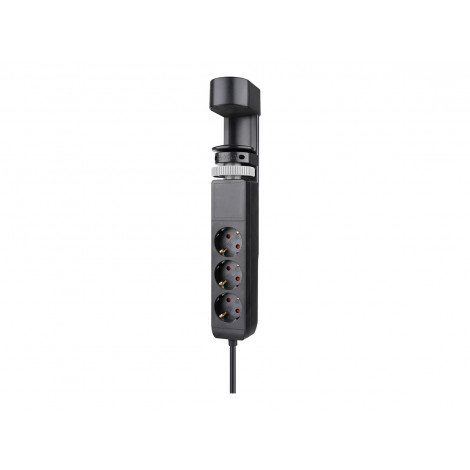 Neomounts | Desk socket with clamp and USB-C and USB-A ports - Quick charge | DS22-840BL6