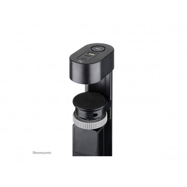 Neomounts | Desk socket with clamp and USB-C and USB-A ports - Quick charge | DS22-840BL6