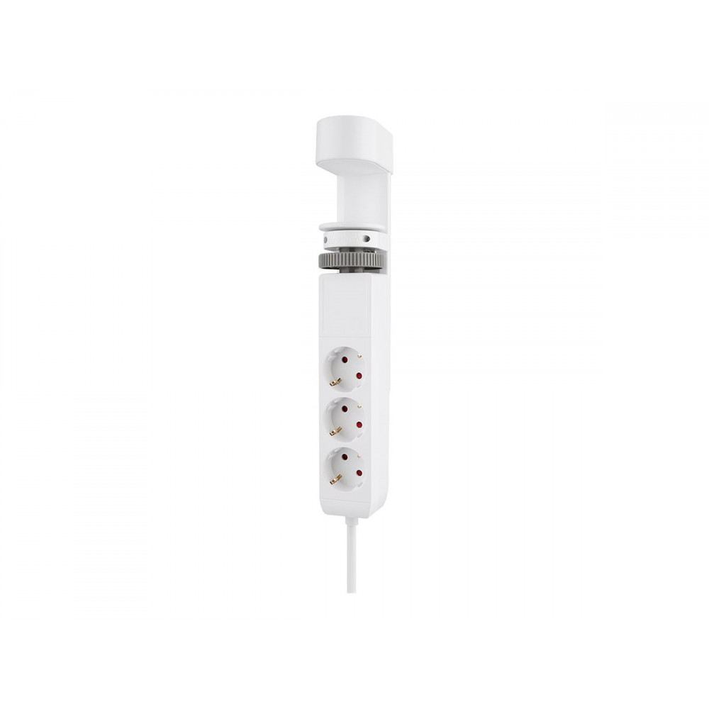 Neomounts | Desk socket with clamp and USB-C and USB-A ports - Quick charge | DS22-840WH6