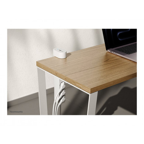 Neomounts | Desk socket with clamp and USB-C and USB-A ports - Quick charge | DS22-840WH6