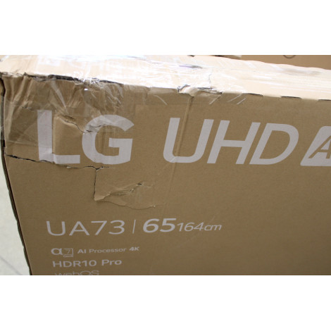 SALE OUT. LG 65UA73003LA | 65 | Smart TV | webOS 25 | UHD | DAMAGED PACKAGING,SCRATCHED FRAME