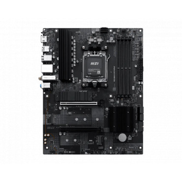 PRO B840-S EVO WIFI6E | MSI Processor family AMD | Processor socket AM5 | Supported hard disk drive interfaces SATA, M.2 | Numbe